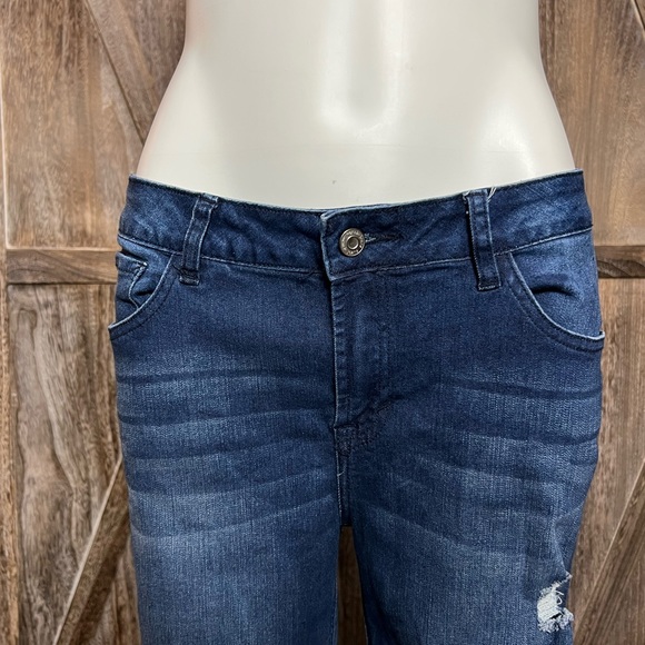 Kensie Distressed Womens Size 10/30 Skinny Denim Jeans Stretch - Picture 2 of 7